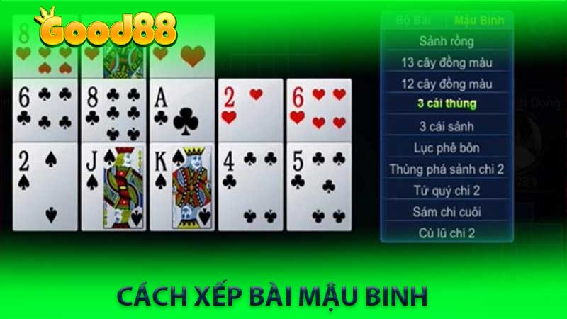 cách xếp bài mậu binh