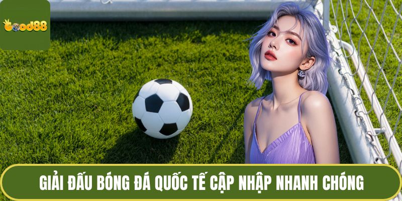 Giải đấu bóng đá quốc tế cập nhập nhanh chóng