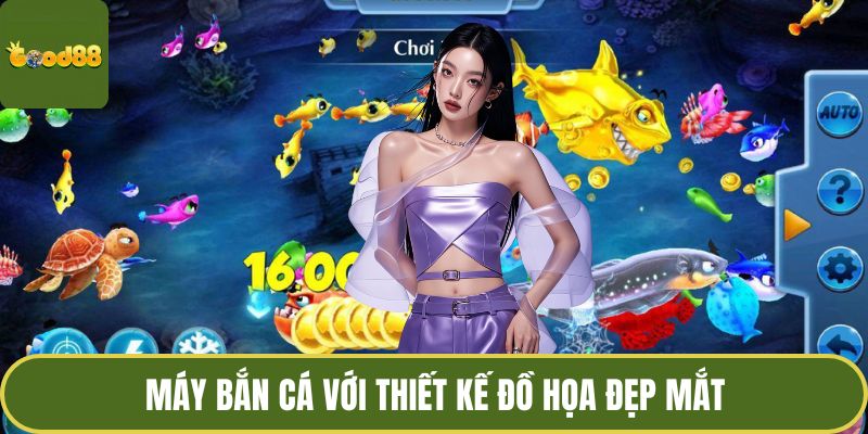 Máy Bắn Cá Hiện Đại Mang Đến Trải Nghiệm Cực Thú Vị 2 Máy bắn cá với thiết kế đồ họa đẹp mắt