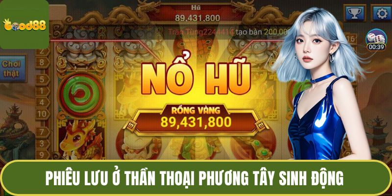 Phiêu lưu ở thần thoại phương tây sinh động